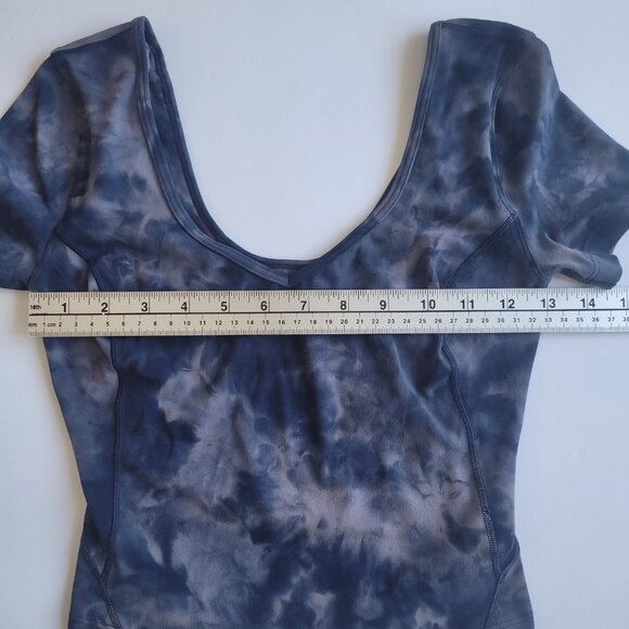 Lululemon Align T-shirt Diamond Dye Lunar Rock True Navy - Picture 2 of 9